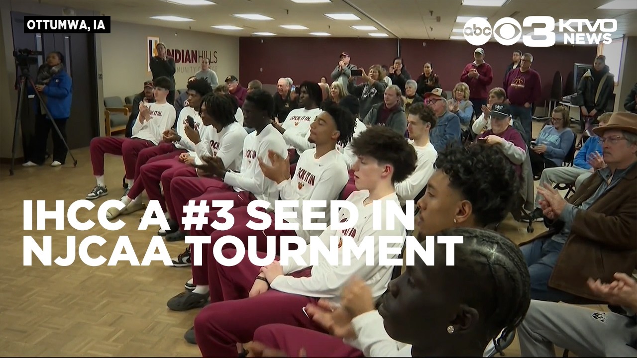 Команда Indian Hills Community College выходит в баскетбольный турнир NJCAA Division 1 под номеро...