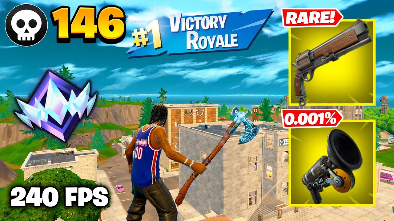 146 Elimination "RANKED RELOAD” Gameplay Wins (Fortnite Chapter 7 Keyboard & Mouse)