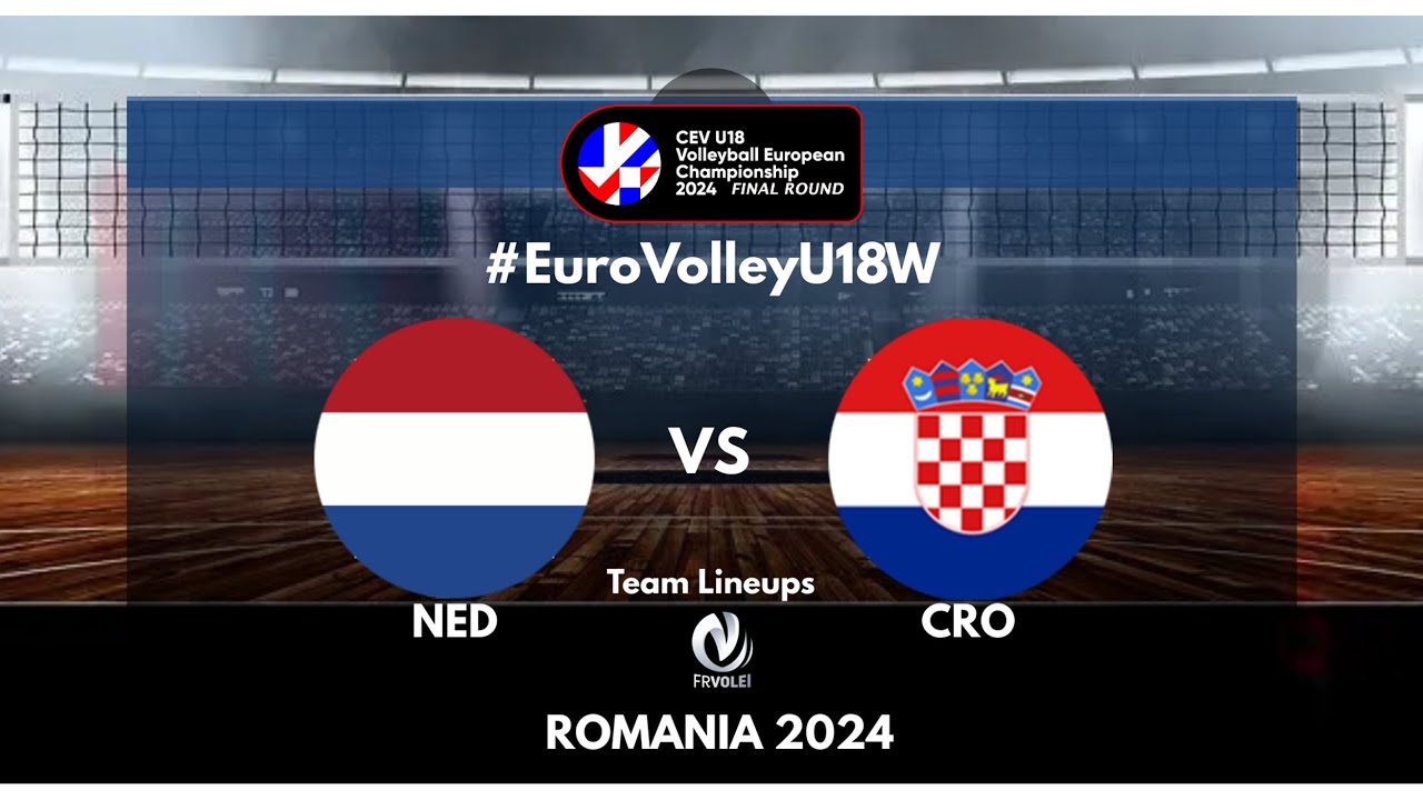 𝐋𝐈𝐕𝐄 | NED 🆚 CRO | CEV U18W - Final Round