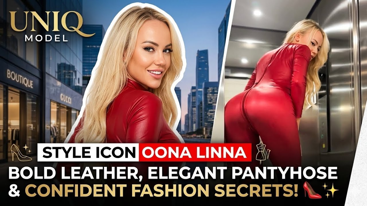 Уна Линна (@oona.linna) – скандинавская модель | Икона моды в области кожи и колготок