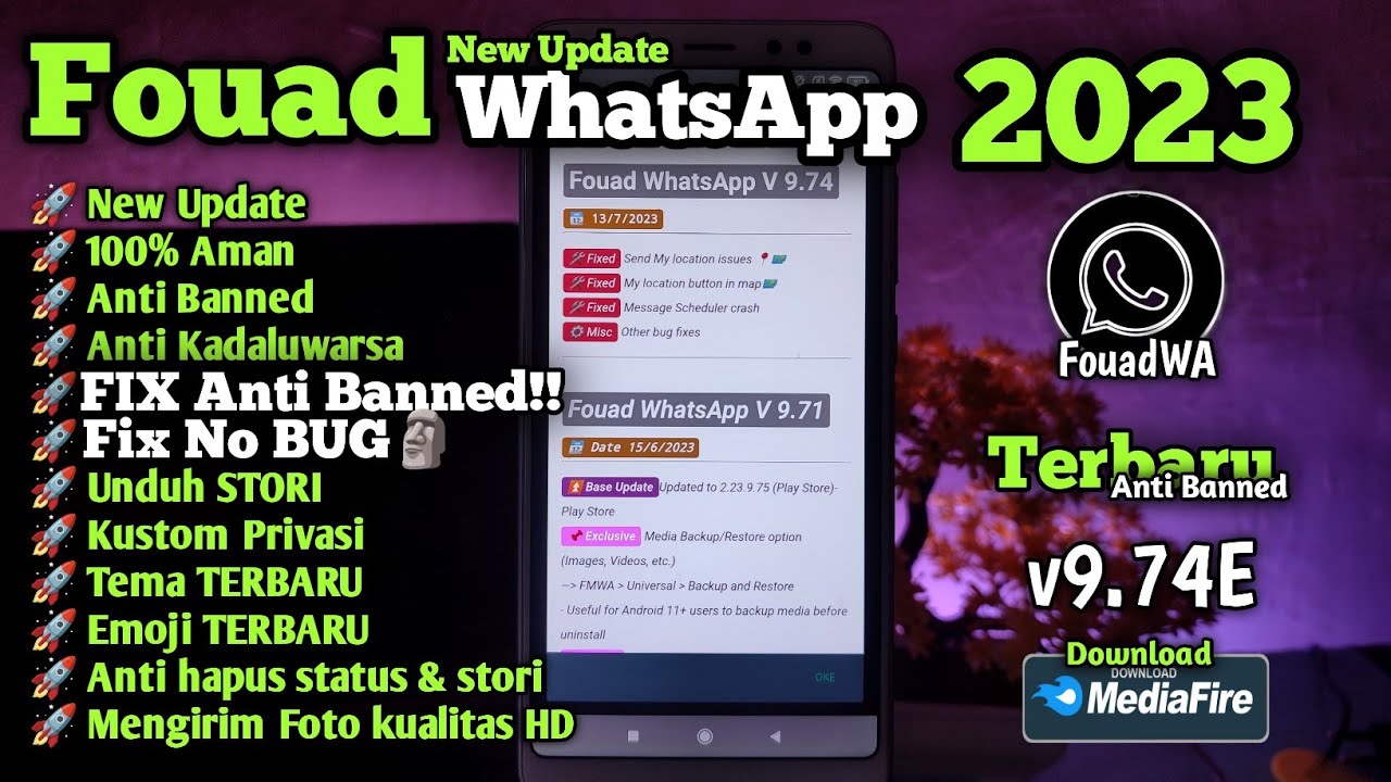 fouad whatsapp 2023 - Fouad Whatsapp v9.74 New Update 🔥 Fix No BuG 🗿