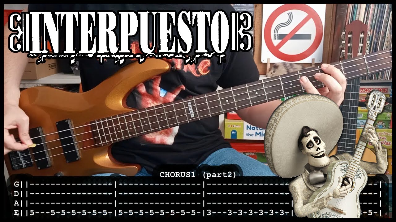 INTERPUESTO - Quién te cantará 🎶 (BASS TABS) [lyrics + PDF]