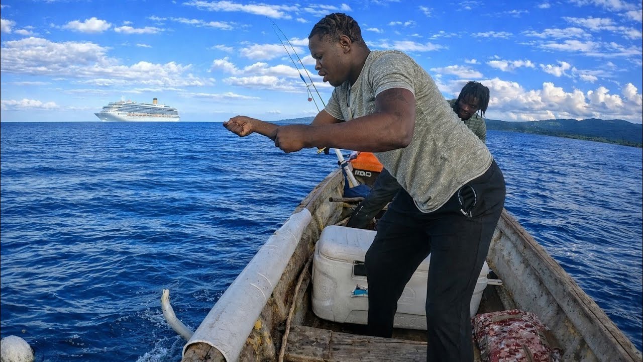 Epic deep sea boat Fishing for dinner size fish successful day 
