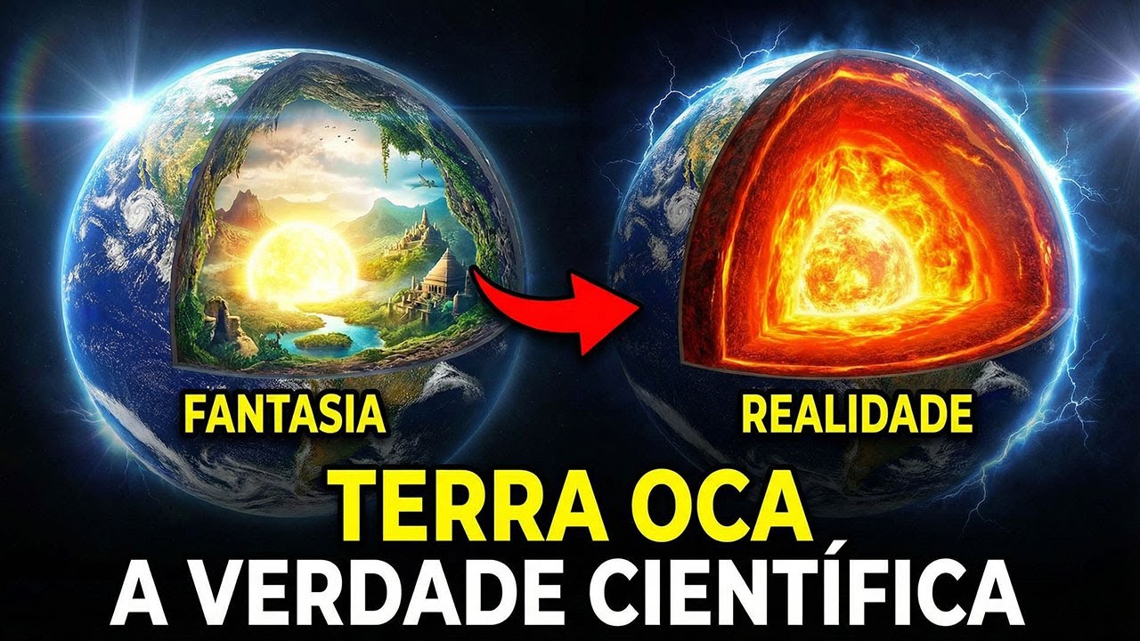Terra Oca: O que a ciência realmente descobriu no centro da Terra?