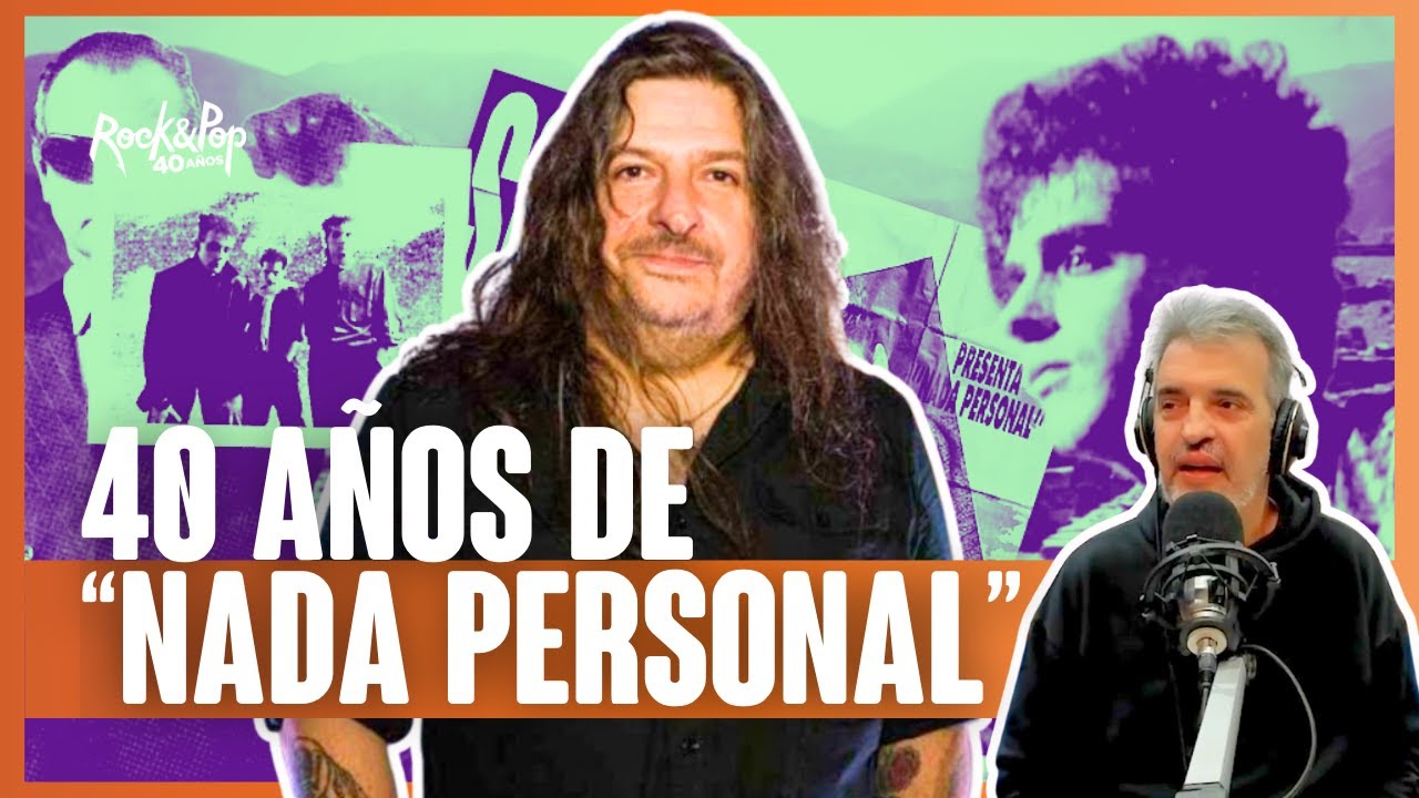 ADRIÁN TAVERNA: 40 AÑOS de NADA PERSONAL | #sodastereo