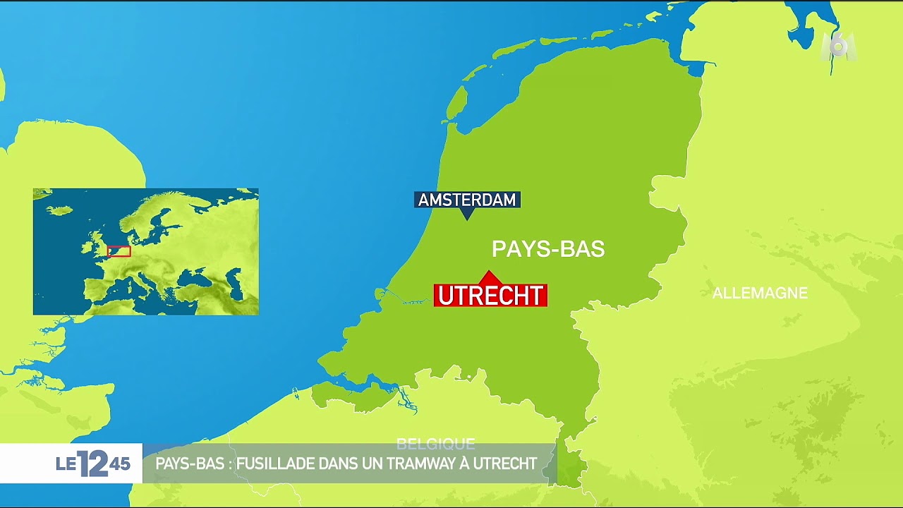 Pays-Bas : au moins un mort et plusieurs blessés dans une fusillade à Utrecht