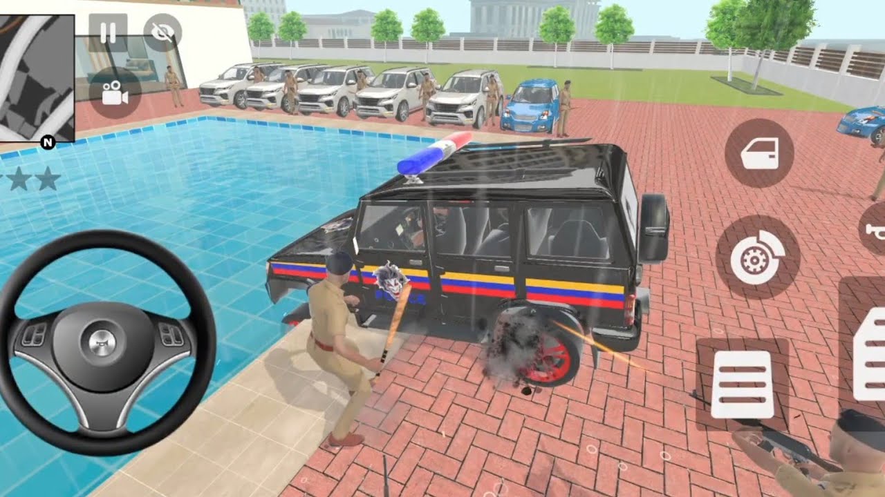 🚦Modified Car Game: Franklin Order In Indian😱Scorpio 👀And bike drives💥A Police SUV Game🎮✨