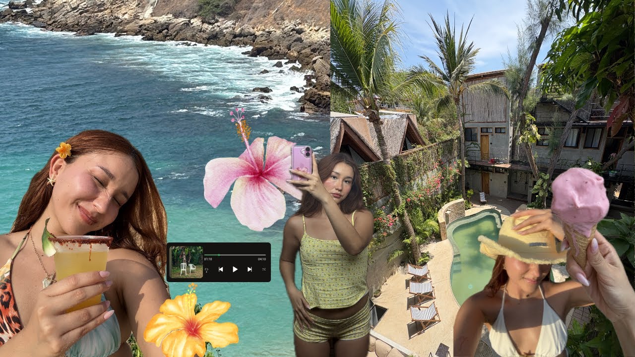 Una girl sola en puerto escondido