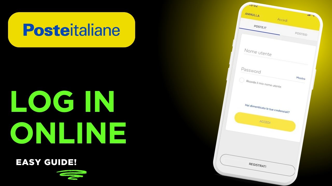 How to login to Poste Italiane online banking - Italy