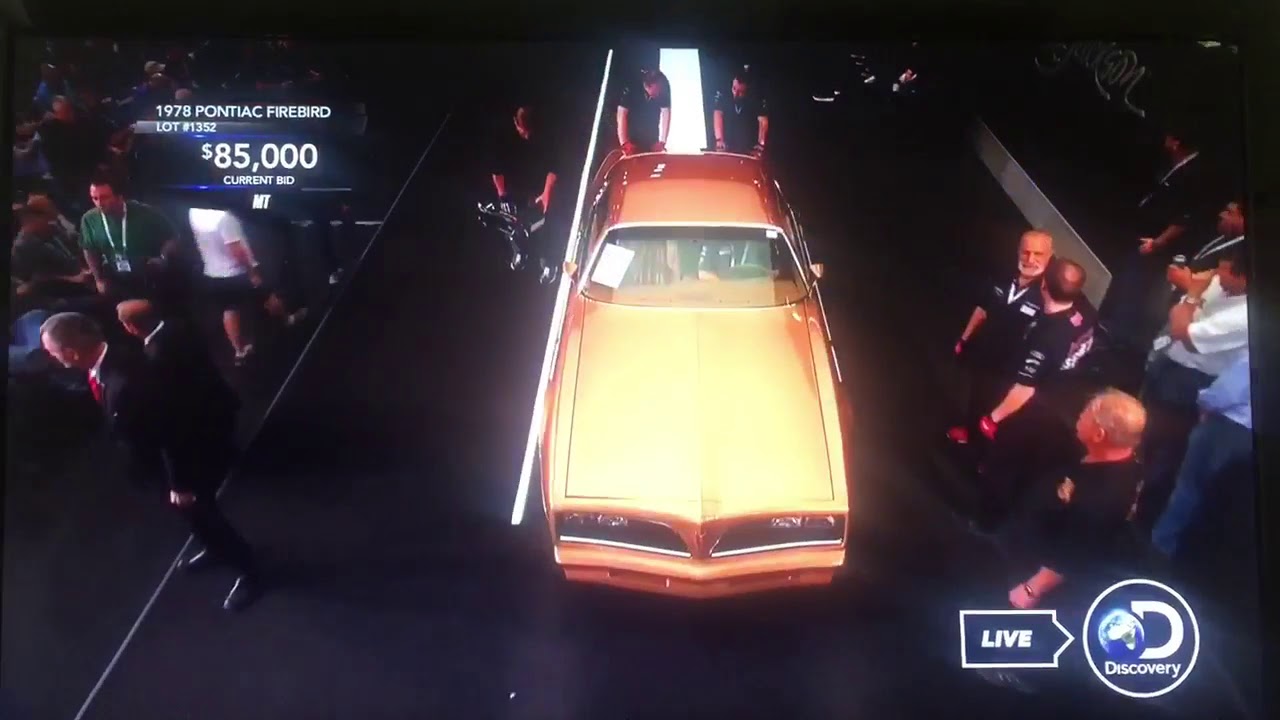 James Garner's Rockford Files Firebird at Barrett-Jackson