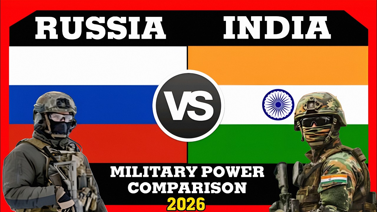 Russia vs India Military Power Comparison 2026 | India vs Russia Military Power Comparison 2026