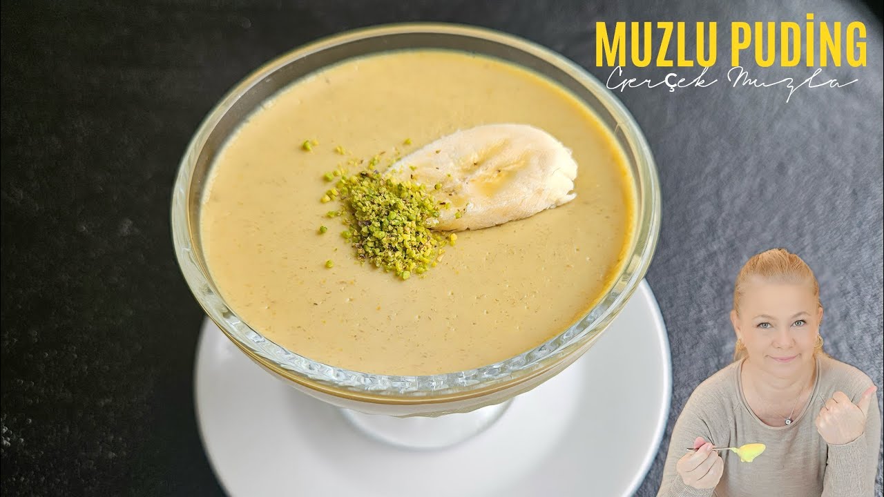 Muz Aromalı Hazır Pudinglere Elveda ! Gerçek Muzlu Puding Tarifi 🍌