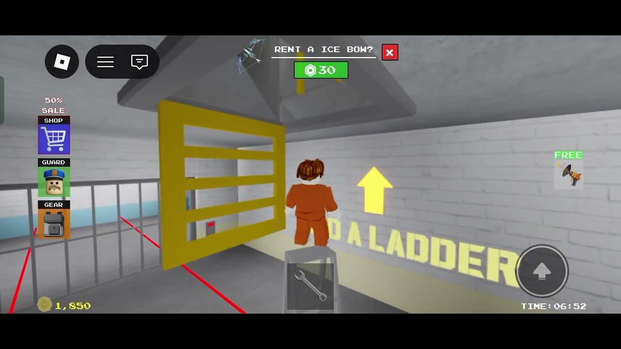 Barrys Prison run (Hard) I tricked the  game
