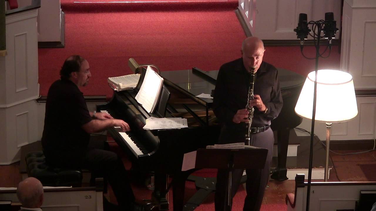 Steve Loew, clarinet, and Daniel Weiser, piano play music of Benny Goodman