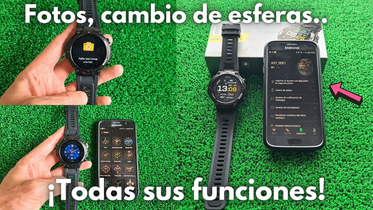 ¿Cómo Configurar tu Smartwatch K37 Sports GPS con la APP Infowear?