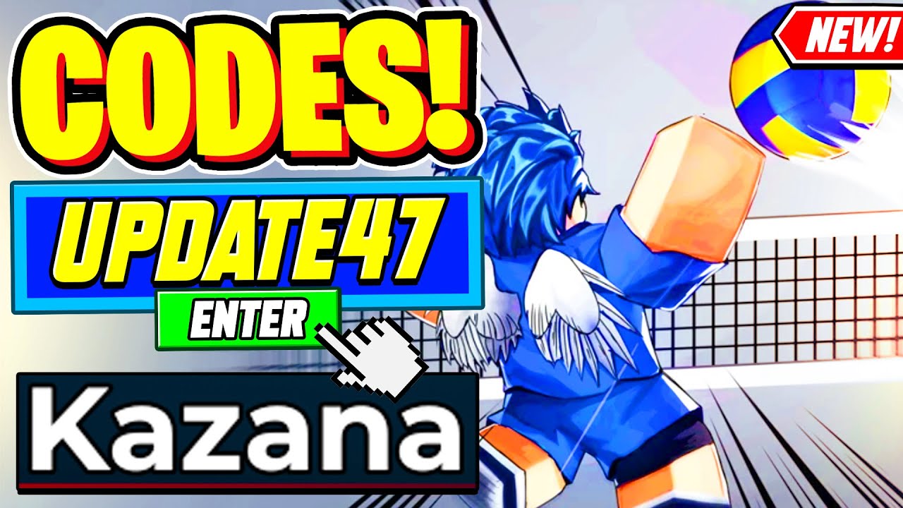 ⚠️Новые⚠️ ВСЕ РАБОЧИЕ КОДЫ ОБНОВЛЕНИЯ KAZANA 47 для Volleyball Legends 2025 - Roblox Volleyball L...