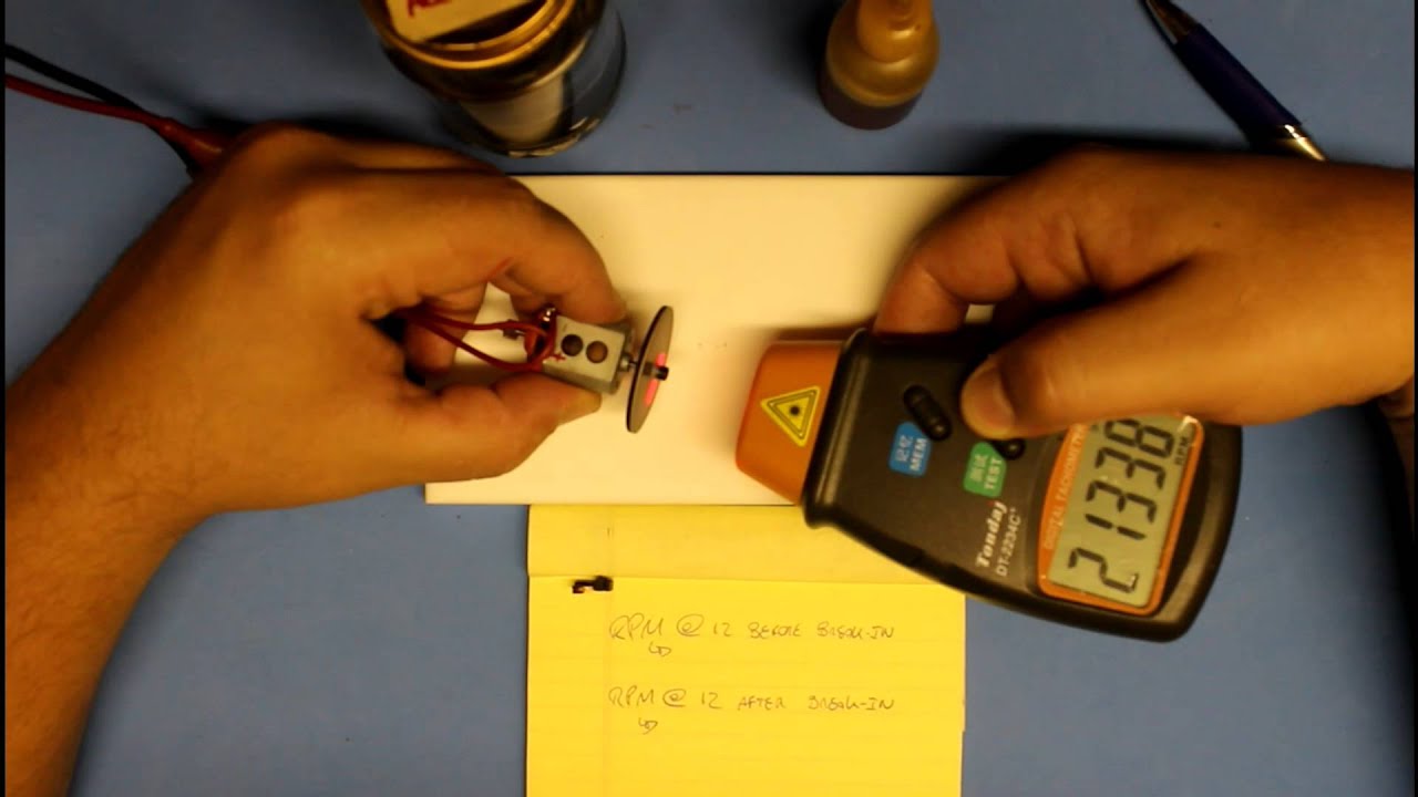 ASCC - Slot.it slot car setup : Part #2 - Motor Break-in