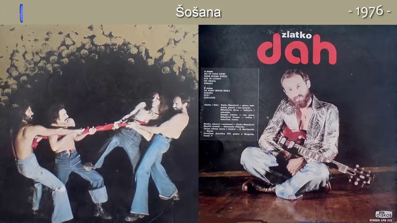 Zlatko Manojlovic i Dah - Sosana - (Audio 1976)