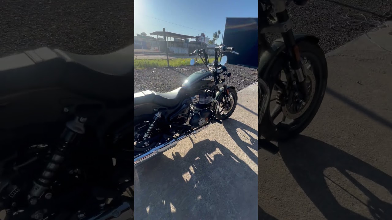 Super Meteor 650 com guid&atilde;o seca suvaco