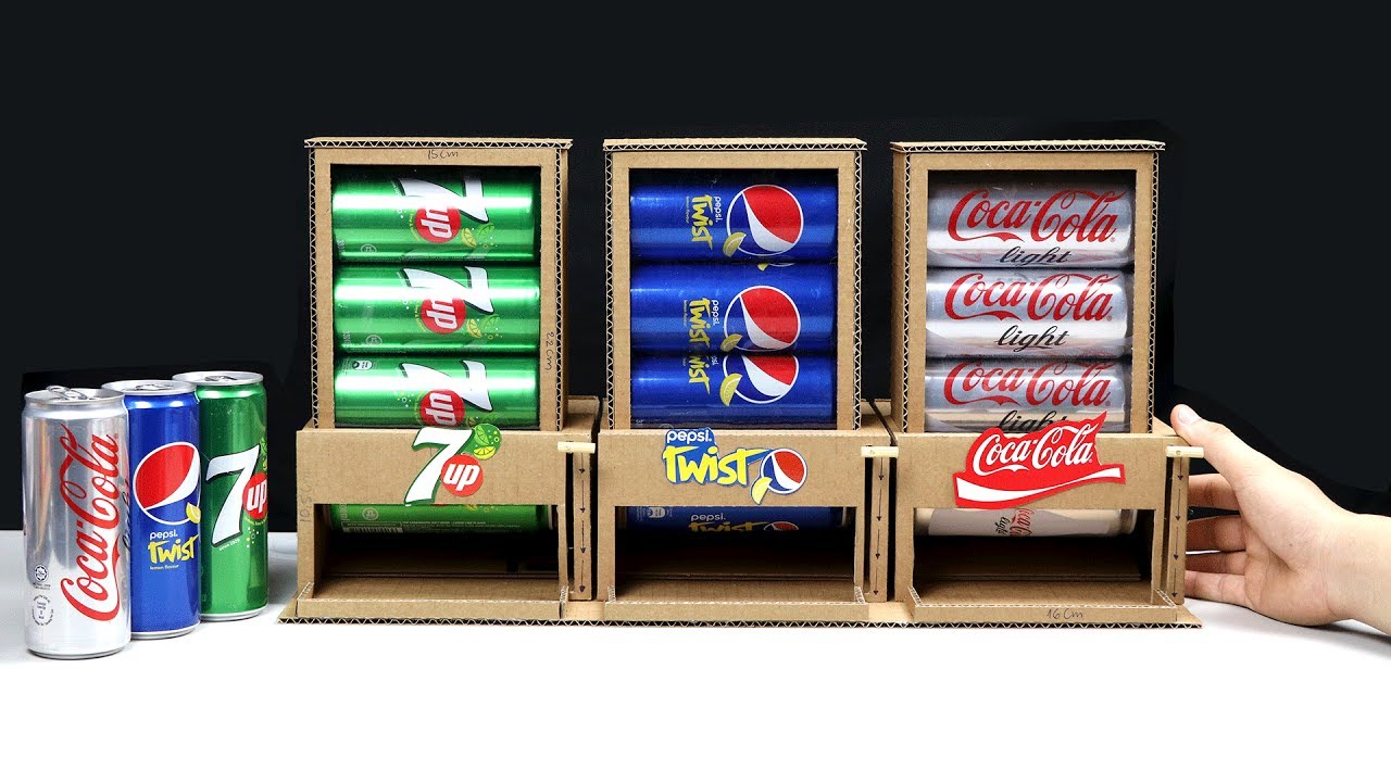 How to Make 3 Different Drinks Vending Machine