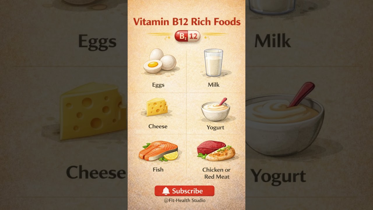 Top 6 Vitamin B12 Rich Foods|