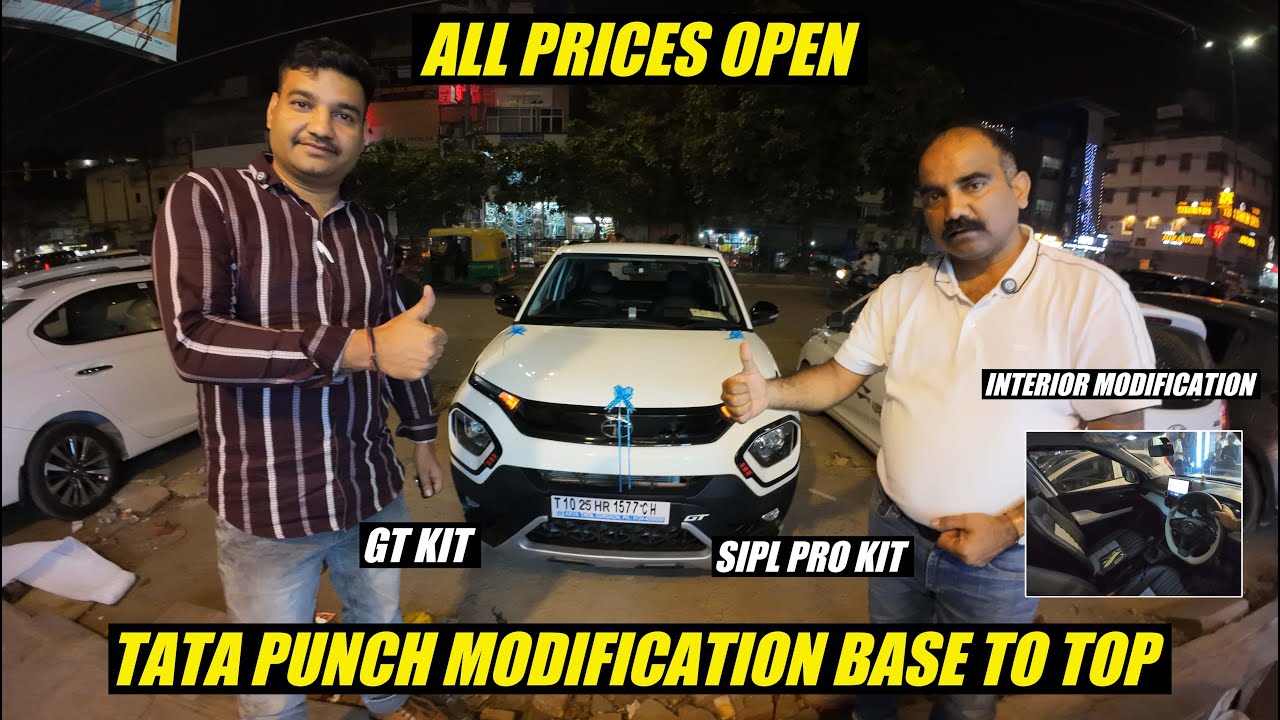 PRICES के साथ 😍 | COMBO HI COMBO | Tata Punch Modification in Wholesale Rate 🔥 | CARBUZZ KAROL BAGH