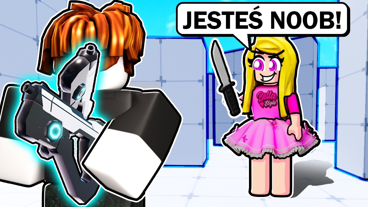 TROLLUJĘ MOJĄ DZIEWCZYNĘ UDAJĄC NOOBA, ale MAM NAJLEPSZE BRONIE w Roblox Rivals...