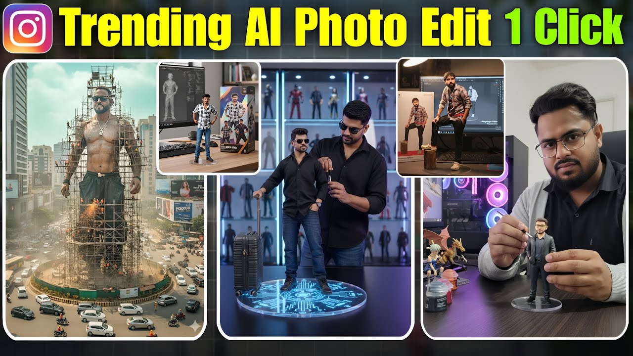 Instagram Trending Photo Editing 🔥 | Trending AI 3D Photo Editing | Google Gemini Photo Editing