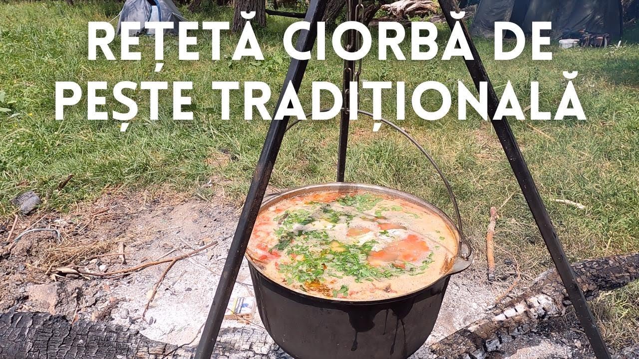 Reteta ciorba de peste din Delta Dunarii, bonus si mujdei de usturoi.