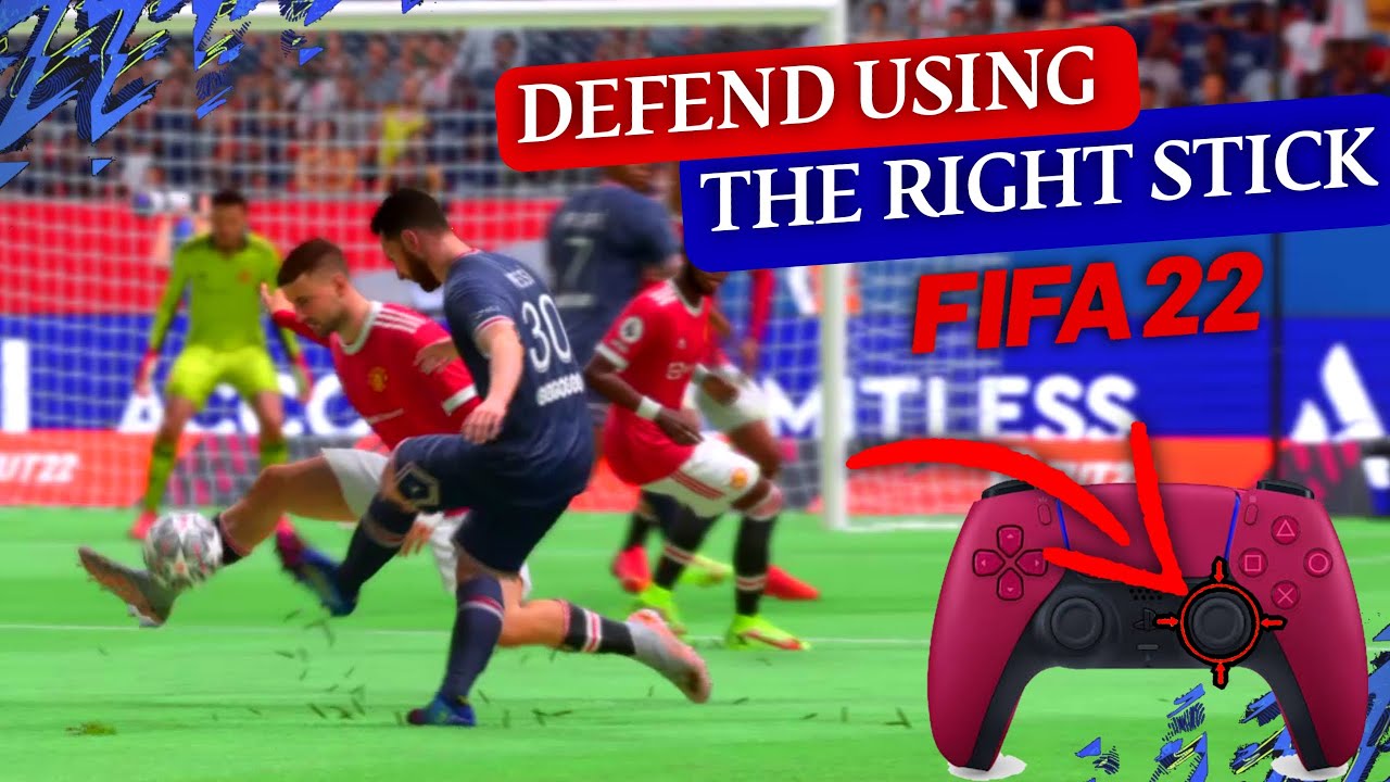 HOW TO DEFEND USING THE RIGHT STICK SWITCHING IN FIFA 22 | RIGHT STICK SWITCHING META TRICK