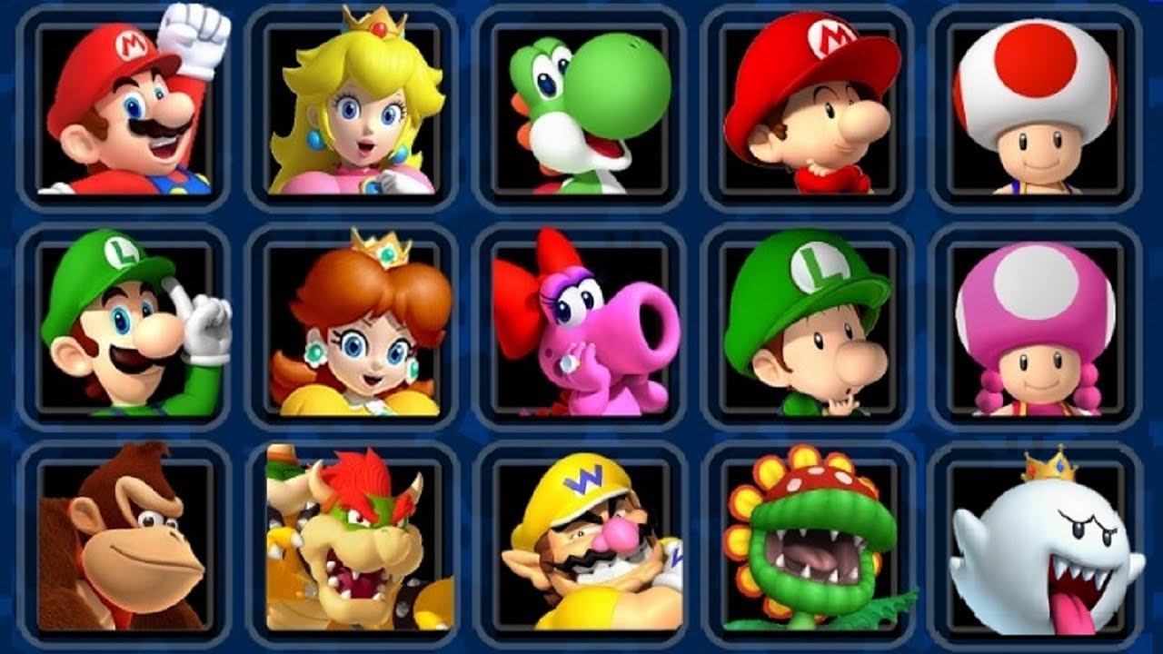 Mario Kart Double Dash HD - All Characters