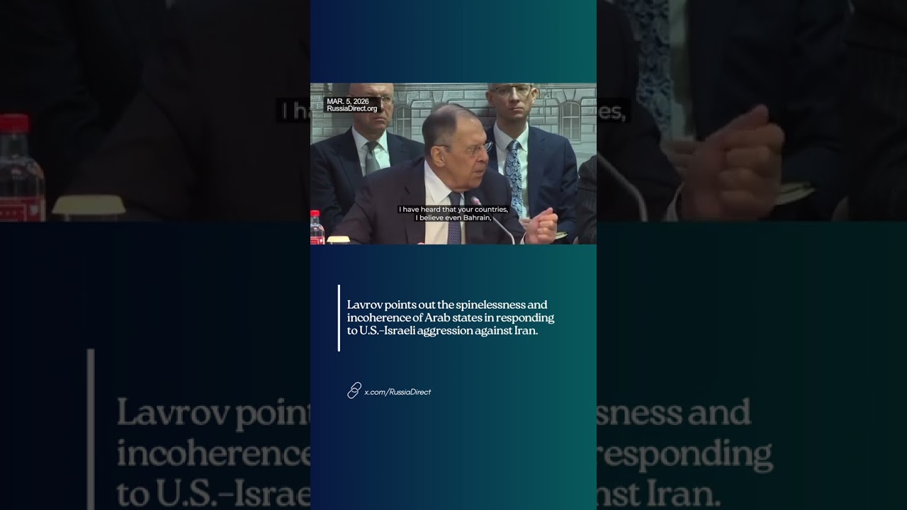 SERGEY LAVROV - MINISTER OF FOREIGN AFFAIRS OF THE RUSSIAN FEDERATION TO ARAB NATIONS#iran #russia