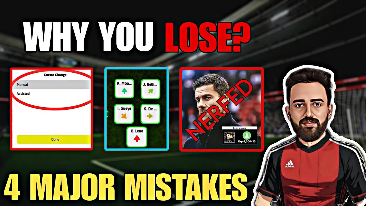 Why You KEEP LOSING in eFootball! ⚔️ 4 SHOCKING Mistakes You're Still Making! 💯