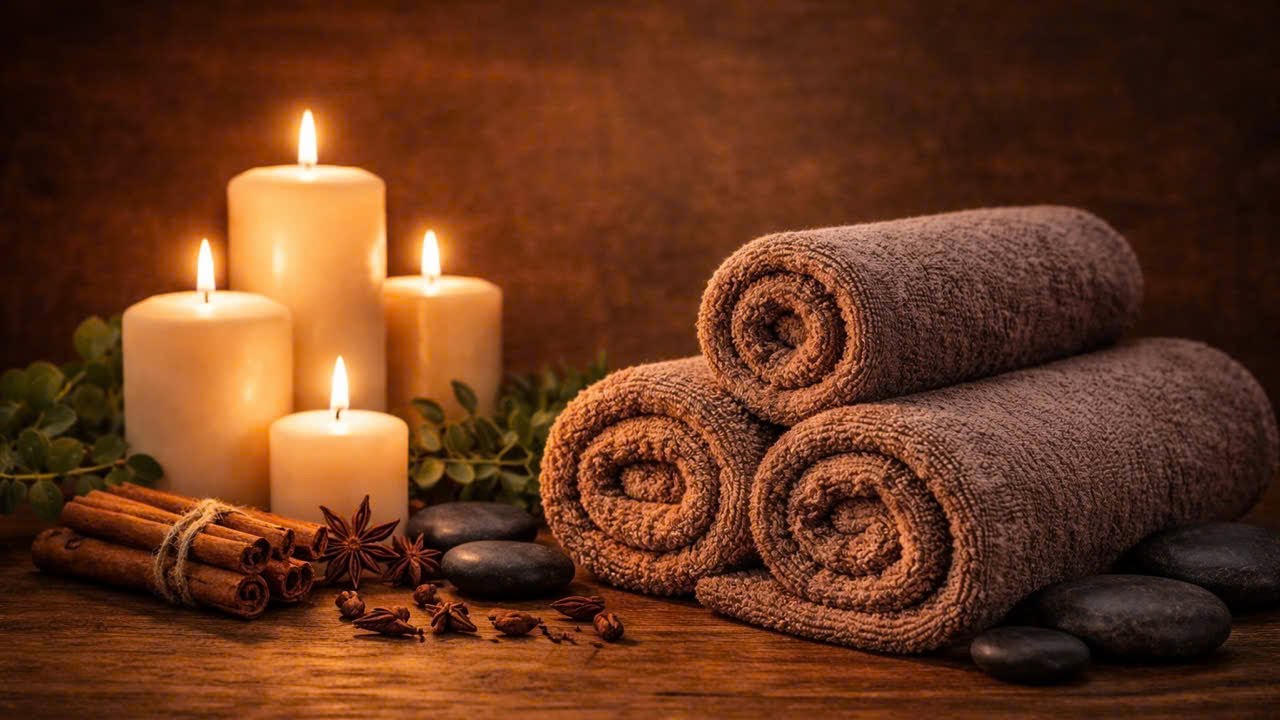Gentle Spa Music with Candlelight | Relaxing Sounds for Sleep, Meditation & Stress Relief #spaMusic