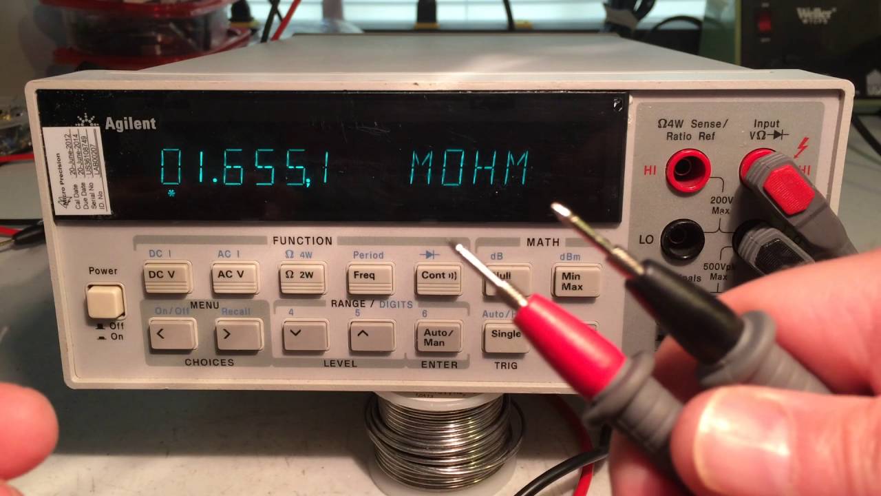 #2 Ремонт мультиметра Agilent 34401A