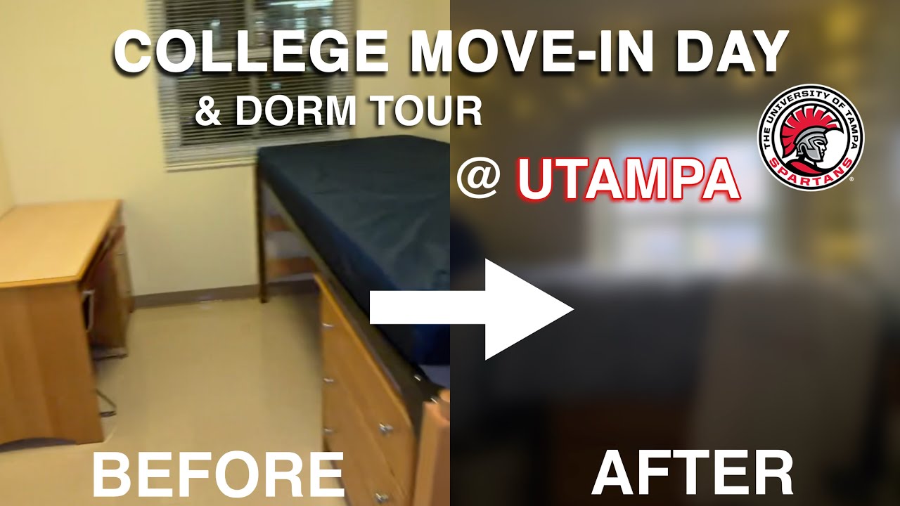 COLLEGE MOVE-IN DAY & DORM TOUR | @ UTAMPA