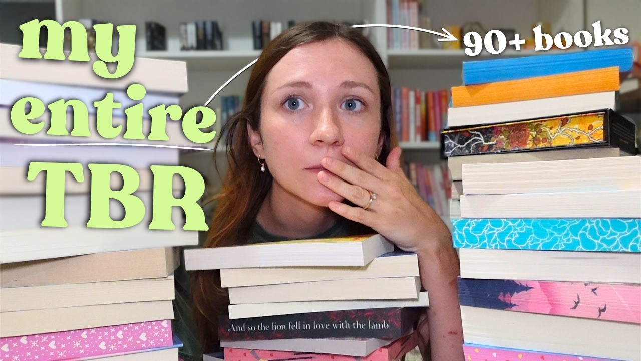 ВСЯ моя бумажная стопка непрочитанного.. 📚🫣 *тур по книжным полкам!*