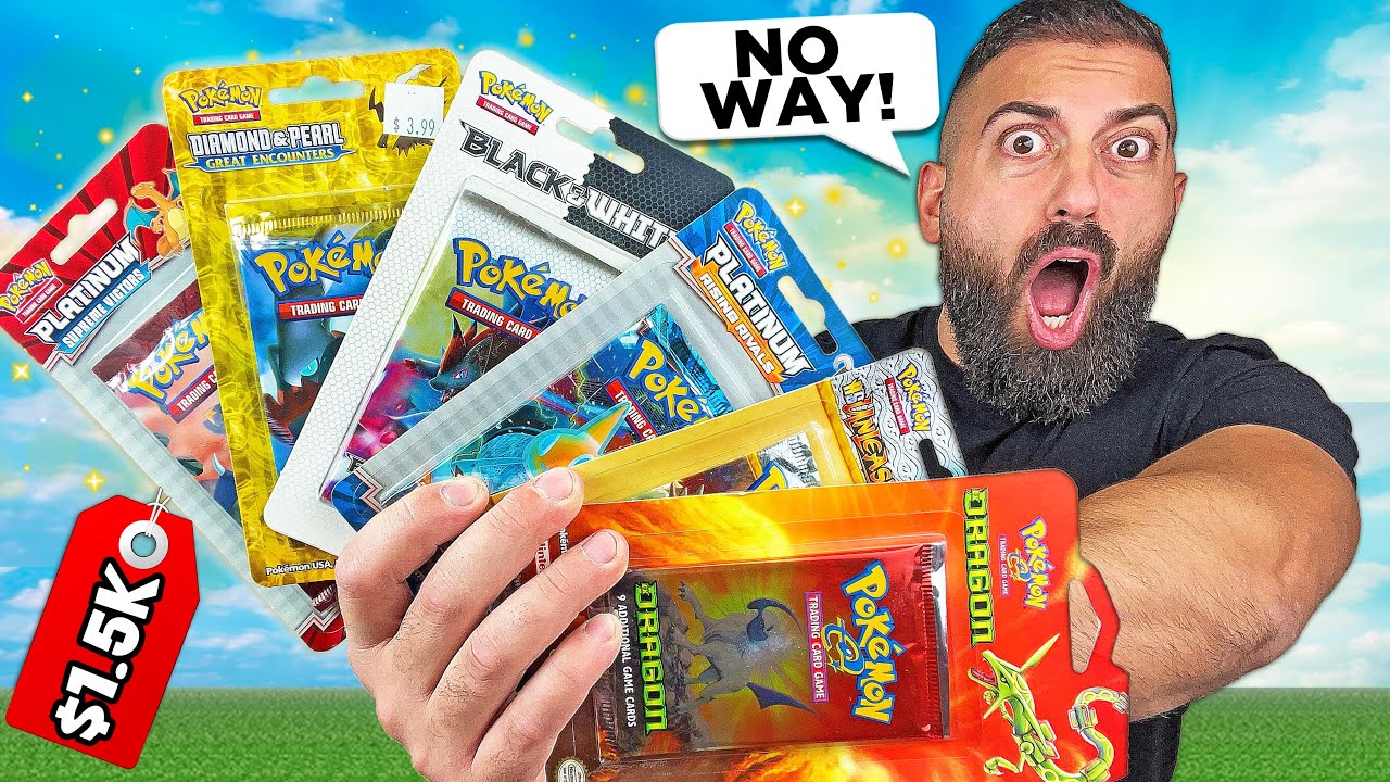 I Opened My Rarest Pokemon Blisters...& Then I Pulled It!