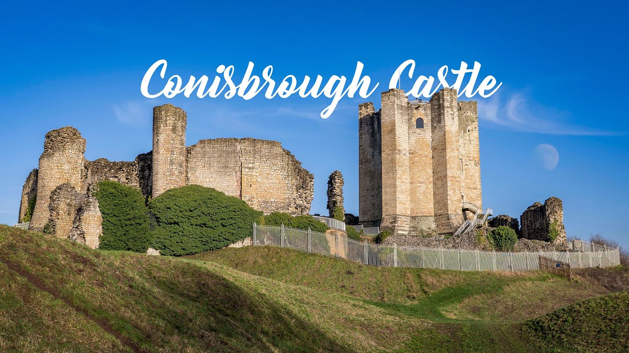 Conisbrough Castle From The Air - 900 Years Of History!