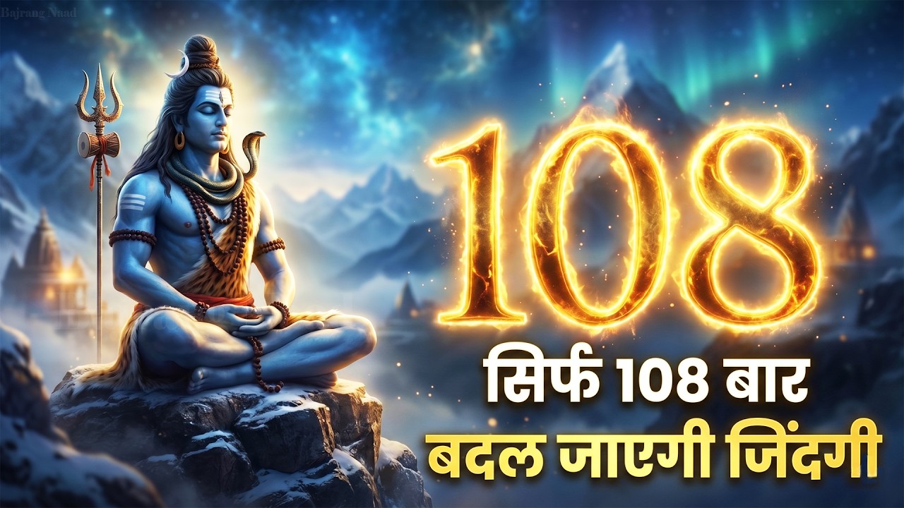 108 बार क्यों जपते हैं? 🕉 Om Namah Shivaya Secret Revealed |🙏 Calm Guided Deep Meditation