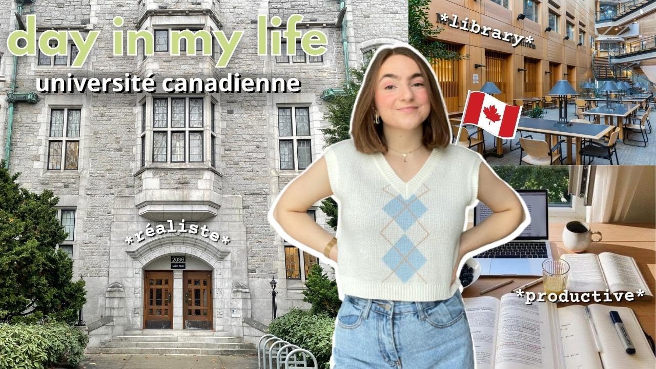 UNE JOURNÉE DANS MA VIE D'ÉTUDIANTE AU CANADA