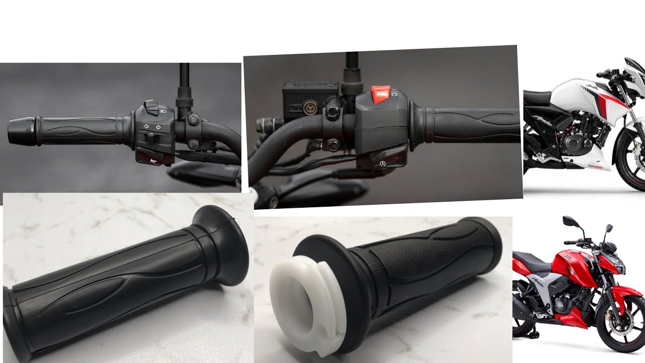 Handle grip for TVS APACHE RTR 160 180 | accelarator grip | left hand grip | #tvsapachertr