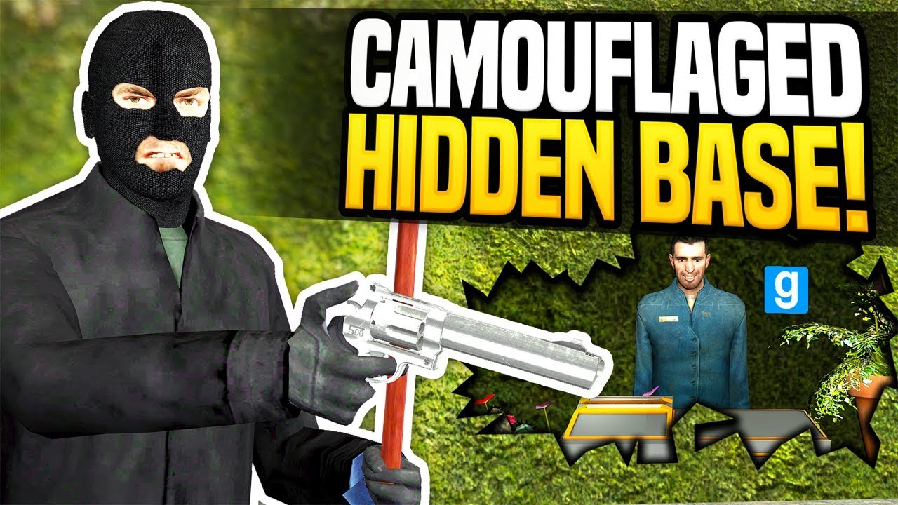 СТРОИТЕЛЬСТВО ЗАКАМУФЛИРОВАННОЙ БАЗЫ - Gmod DarkRP | Скрытая печать денег для базы!