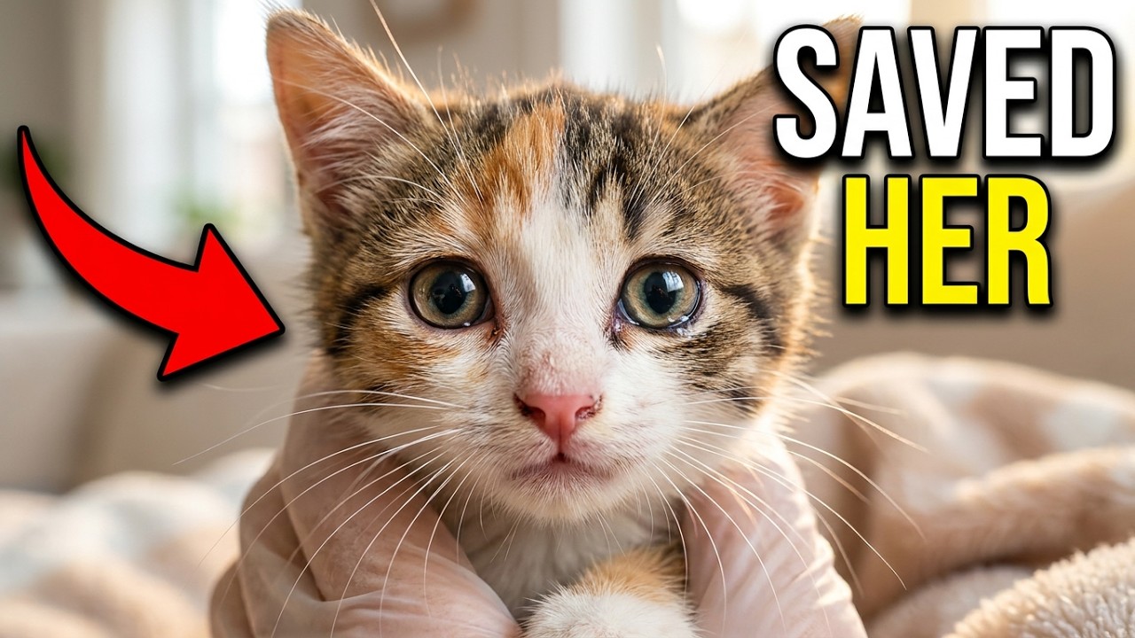 I Went Out to Feed the Cats… Came Home with a Kitten to Save!