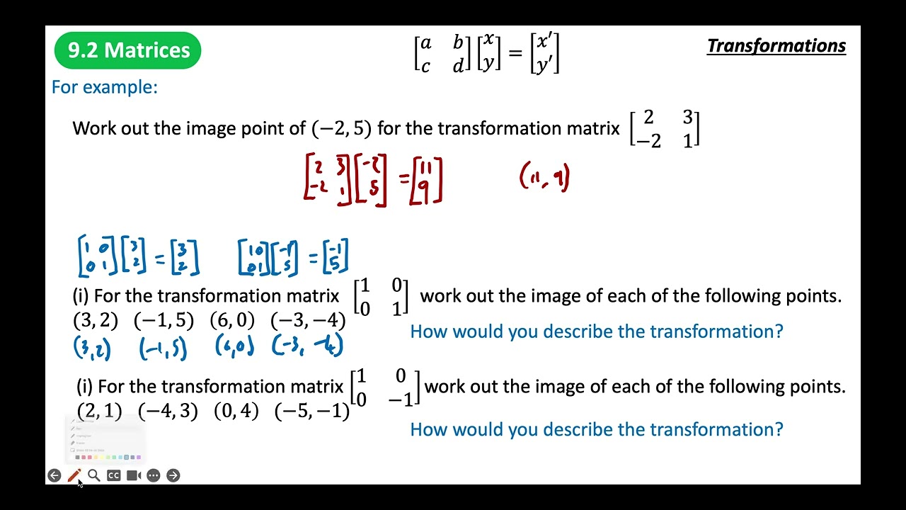 FM 9.2 Matrix Transformations
