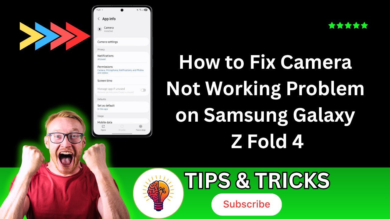 How To Fix Camera Not Working Problem on Samsung Galaxy Z Fold 4 (2025) – Easy Step-by-Step Guide!