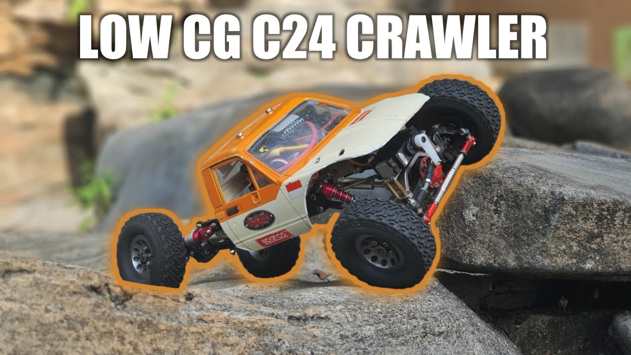 WPL LOW CG (LCG) C24 CUSTOM ‼️ ROCK CRAWLER PART 2 ‼️ OUTRUNNER 2200KV