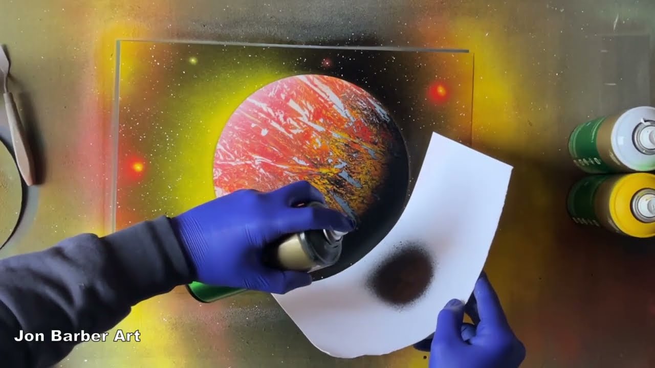 Auster - Planet Painting with Spray Paint