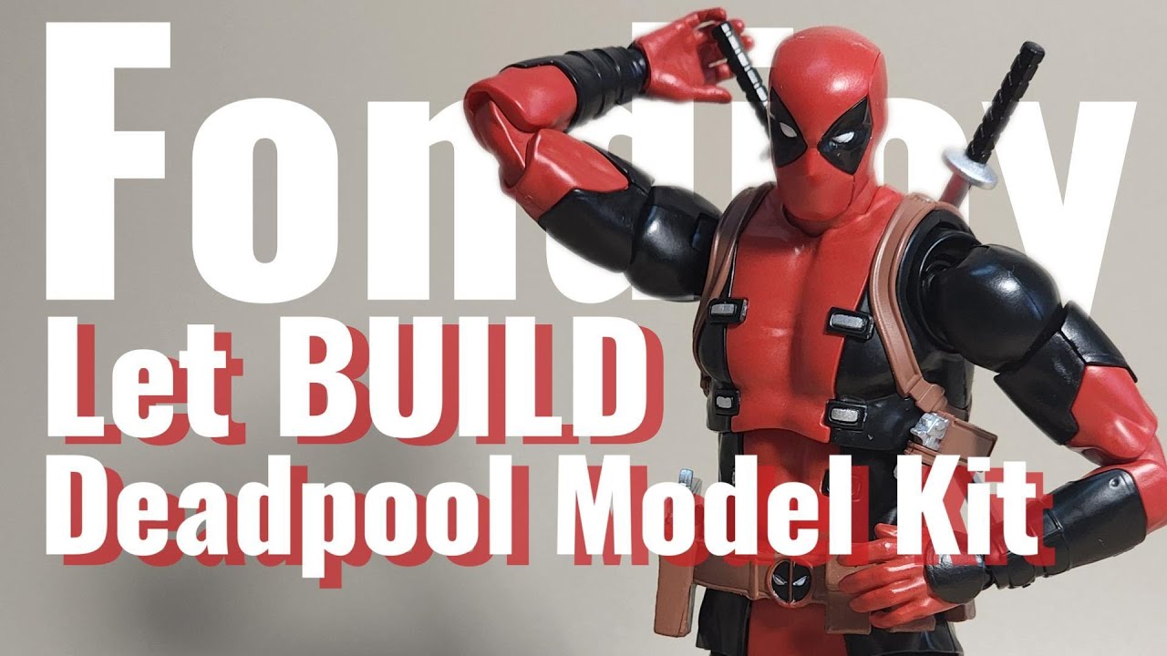 Deadpool Model Kit Speed Build | Let's Build Fondjoy 1/12 Deadpool Plastic Model Kit