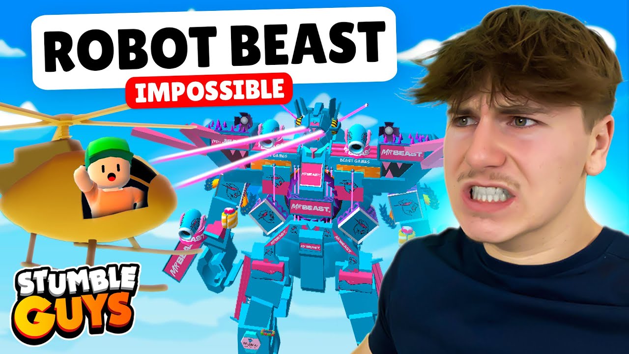 JE TERMINE LES MAPS ROBOT MR.BEAST IMPOSSIBLE !! (Je Rage)